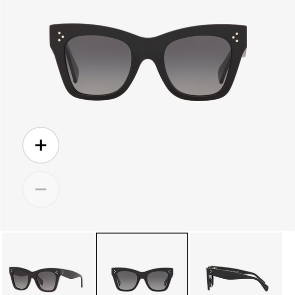 Celine Accessories - Celine Black Cat-Eye Sunglasses